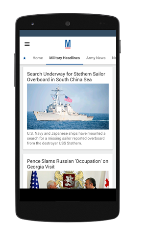 Deep Linking to the Mobile Apps for Military.com