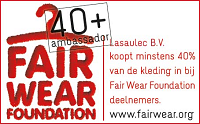 Logo Fairwear Foundation 40plus - klein