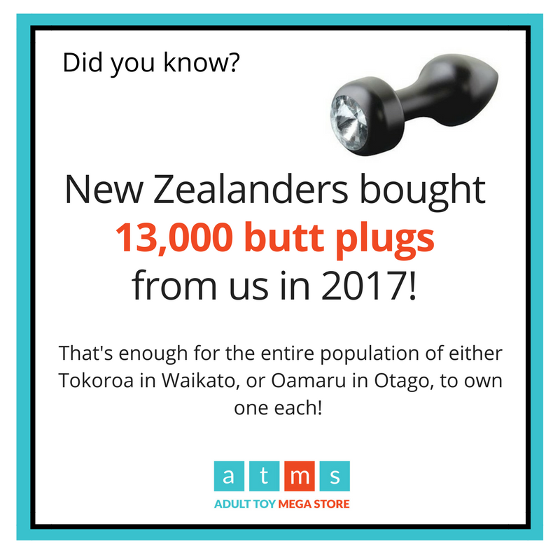 New Zealanders bought 13,000 butt plugs from Adulttoymegastore in 2017