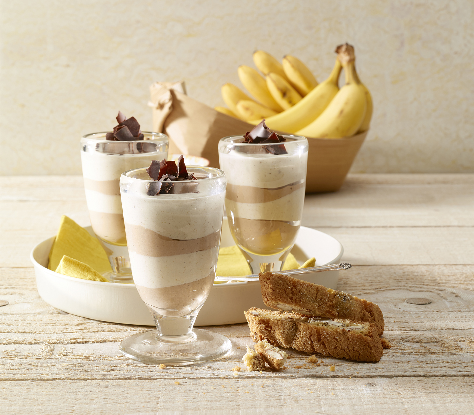 Geschichtete Bananen-Schokoladen-Creme - Annemarie Wildeisen&amp;#39;s KOCHEN