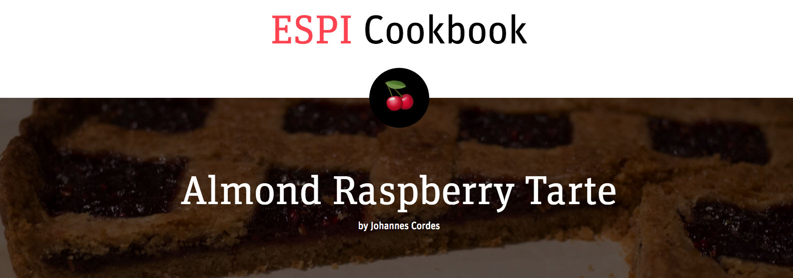 Screenshot ESPI Cookbook