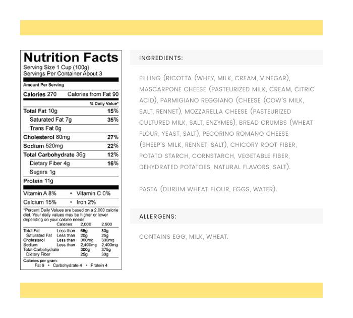 clip art nutrition label - photo #9