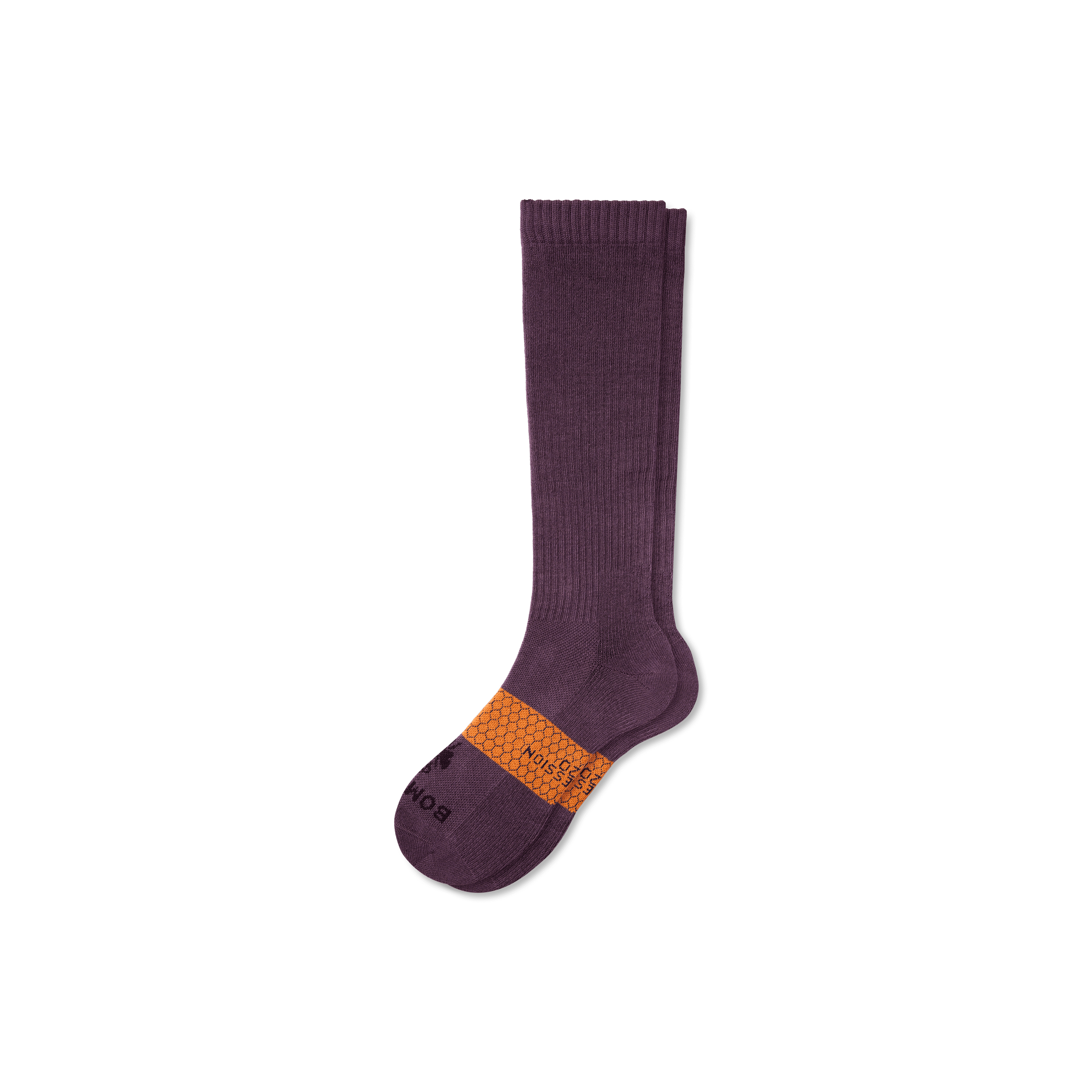 Bombas Everyday Compression Socks (15-20mmhg) In Purple Plum