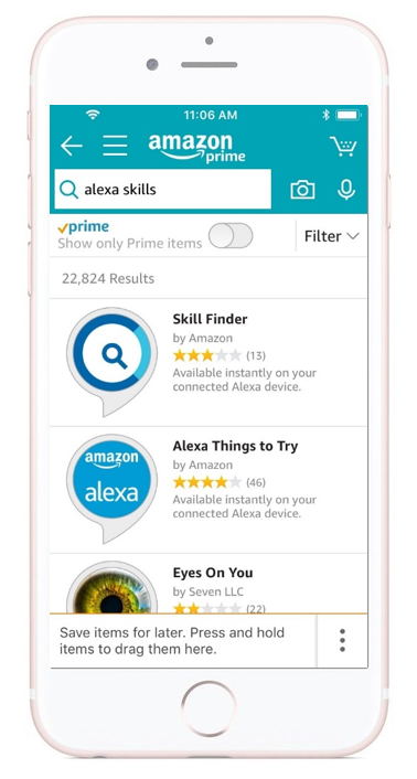 Deep Linking to Alexa Skills in the Amazon Shopping App