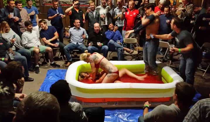Stag Party Activities Jello Wrestling The Stags Balls
