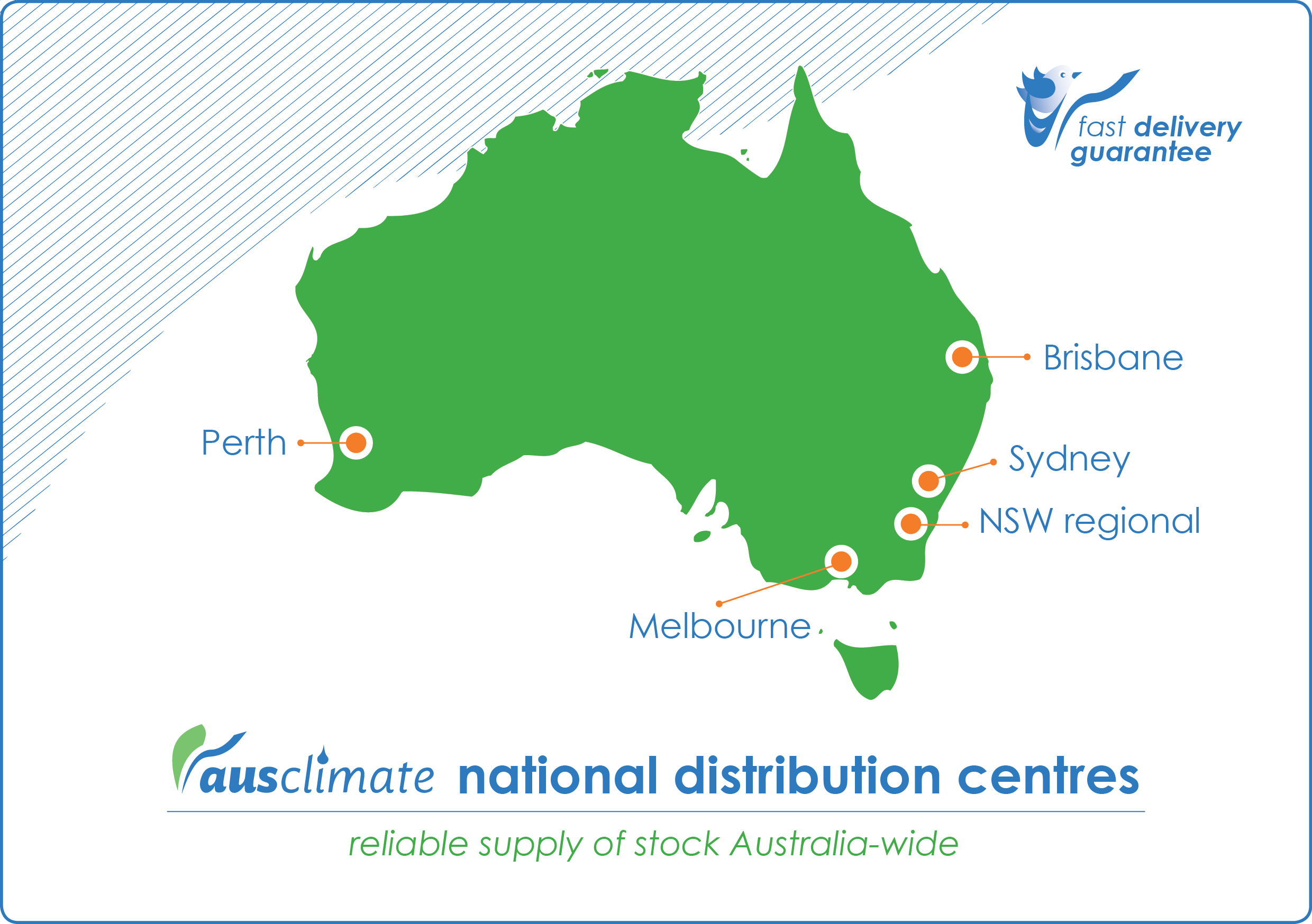 Ausclimate National Distribution Centres
