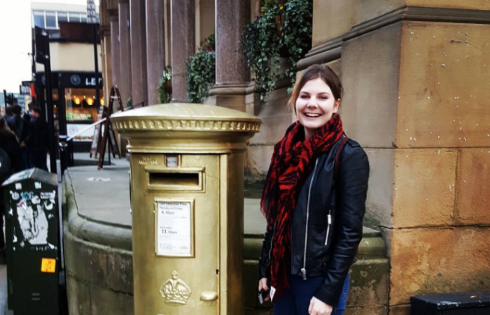 Jessica Ennis-Hill's Golden Postbox