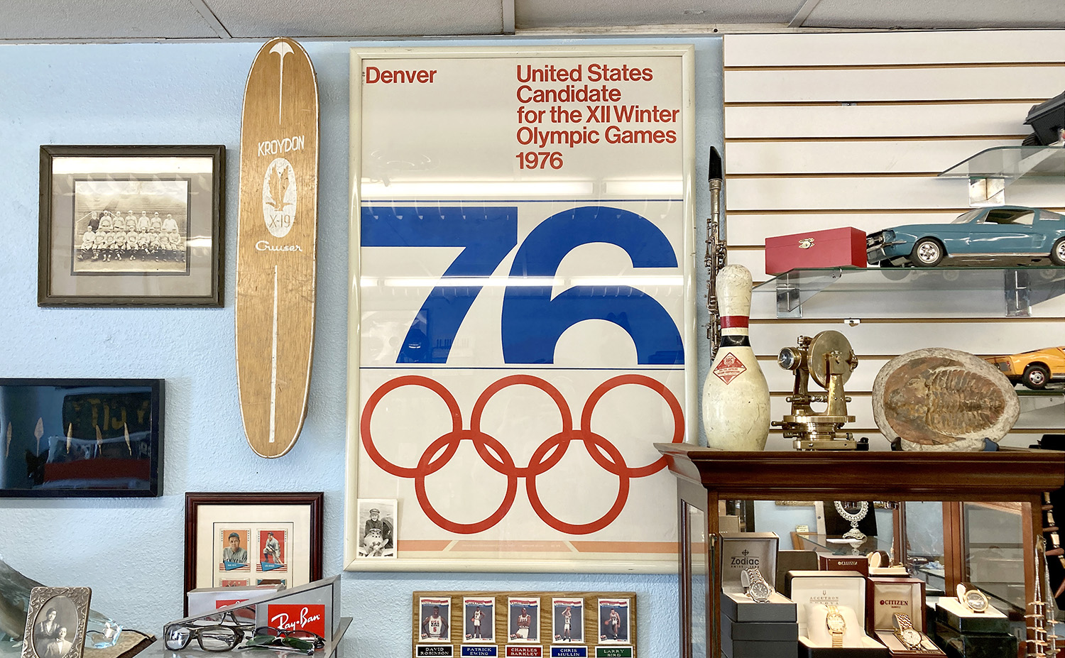 Denver 76 poster found in a Denver-area vintage shop
