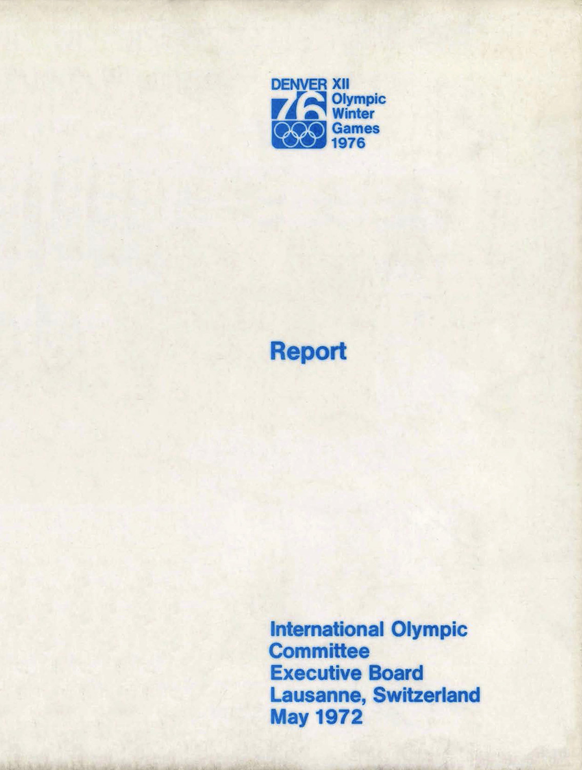 1972 Report