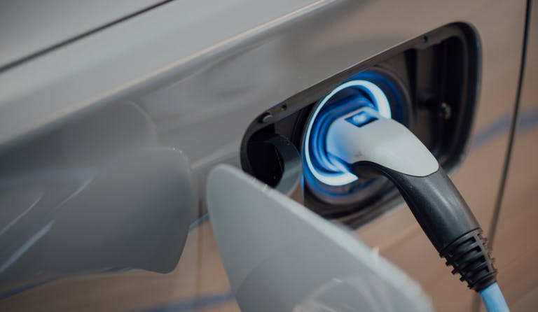 Electric charging of a car