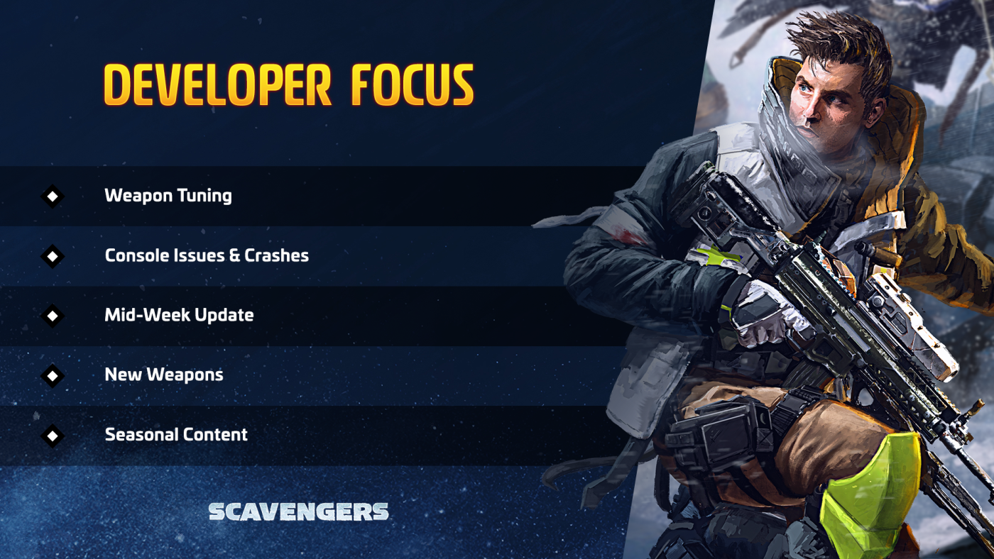 Scavengers Dev Focus Oct. 4