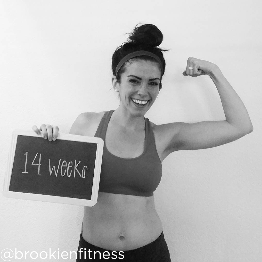 14 weeks pregnant pictures brookienfitness