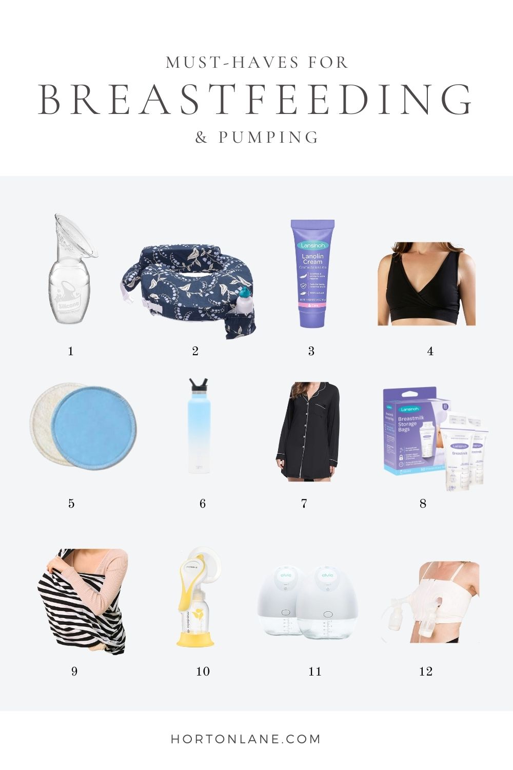 Pinterest Pin-Breastfeeding and pumping must haves