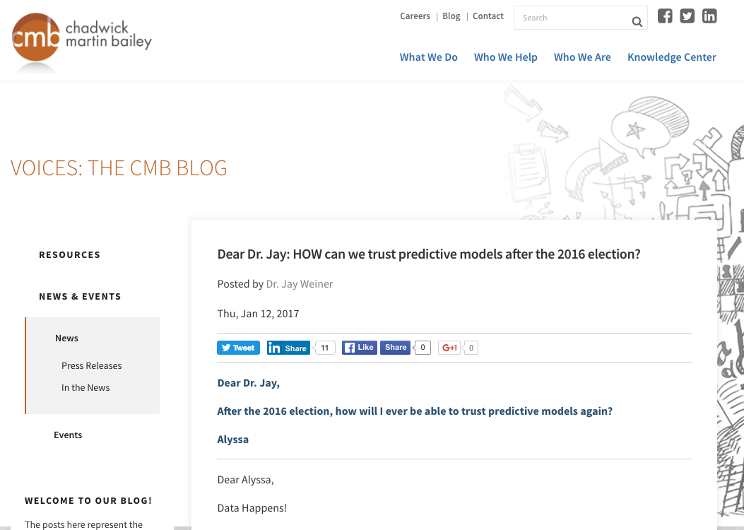 CMB blog