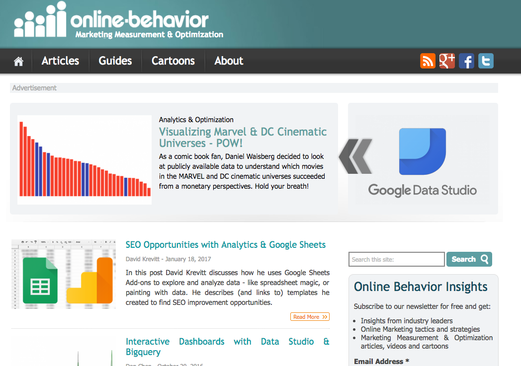 online behaviour blog