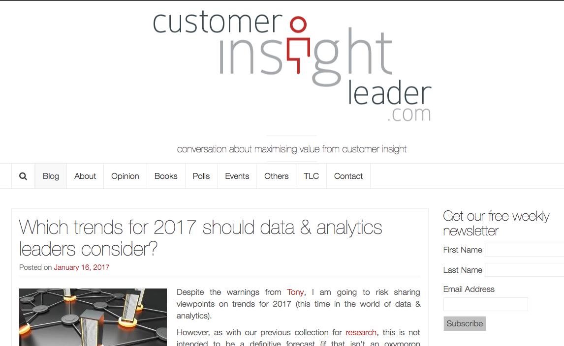 customer insight leader blog