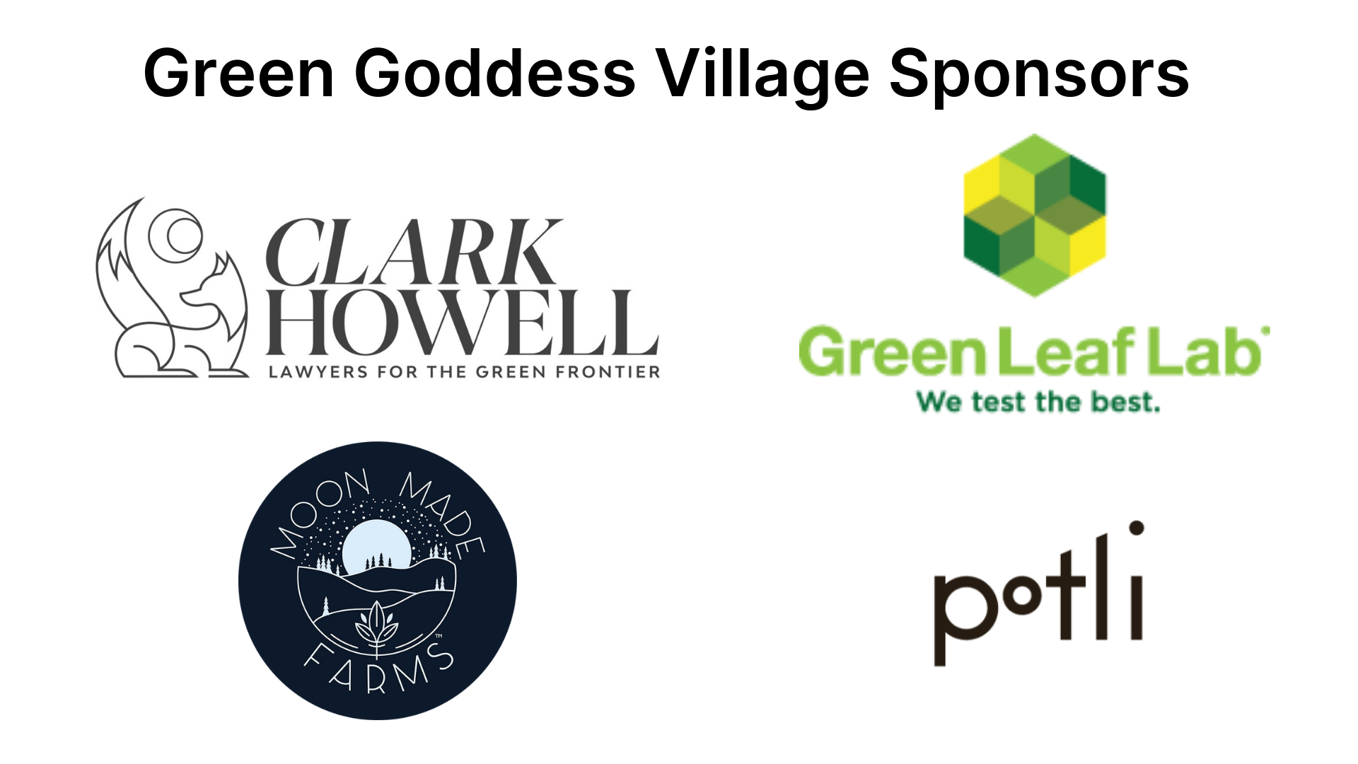 Meadowlands Green Goddess Village Sponsors