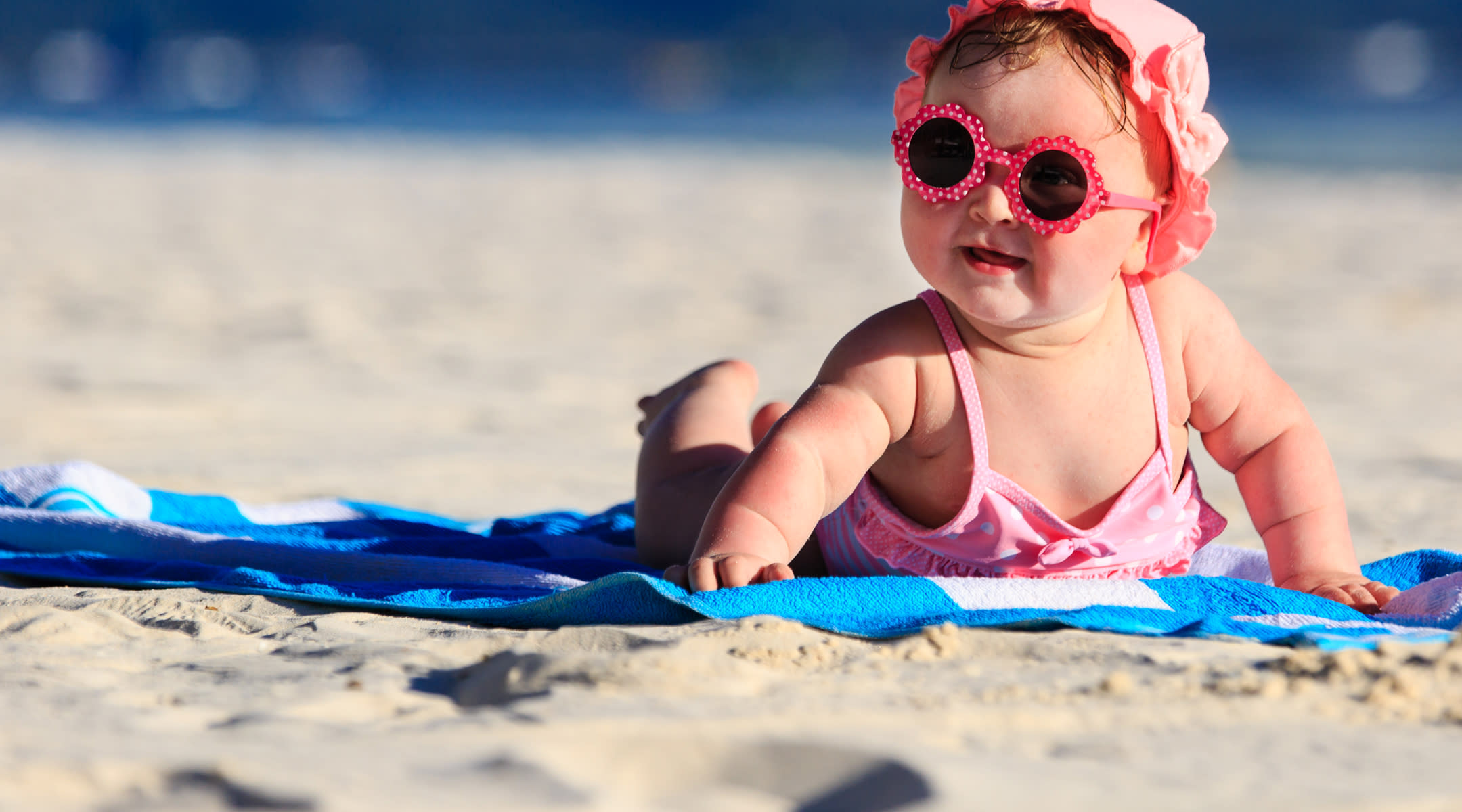 baby laying on the beach heat rash remedies for babies