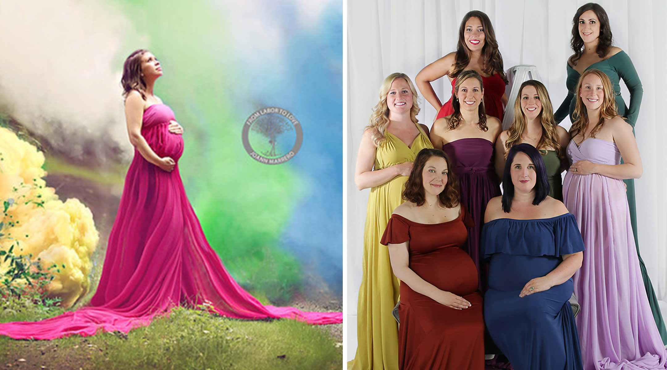 Photographer Hosts Second Rainbow Baby Maternity Shoot