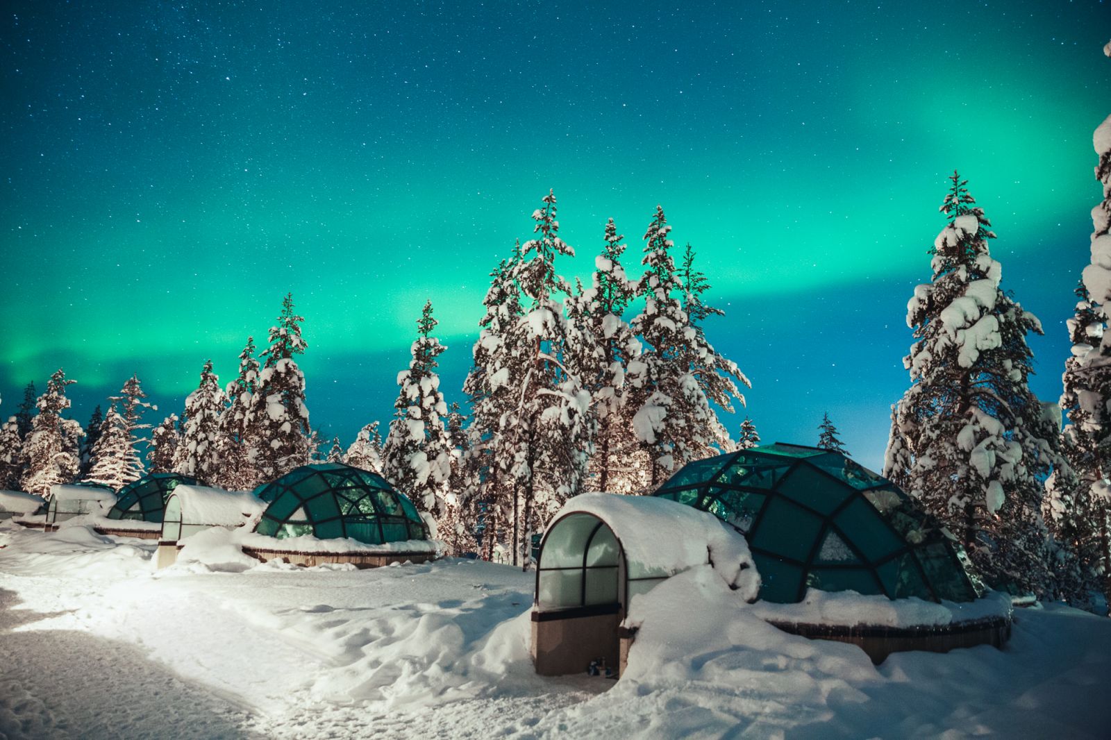 Glass Igloos in Finland  