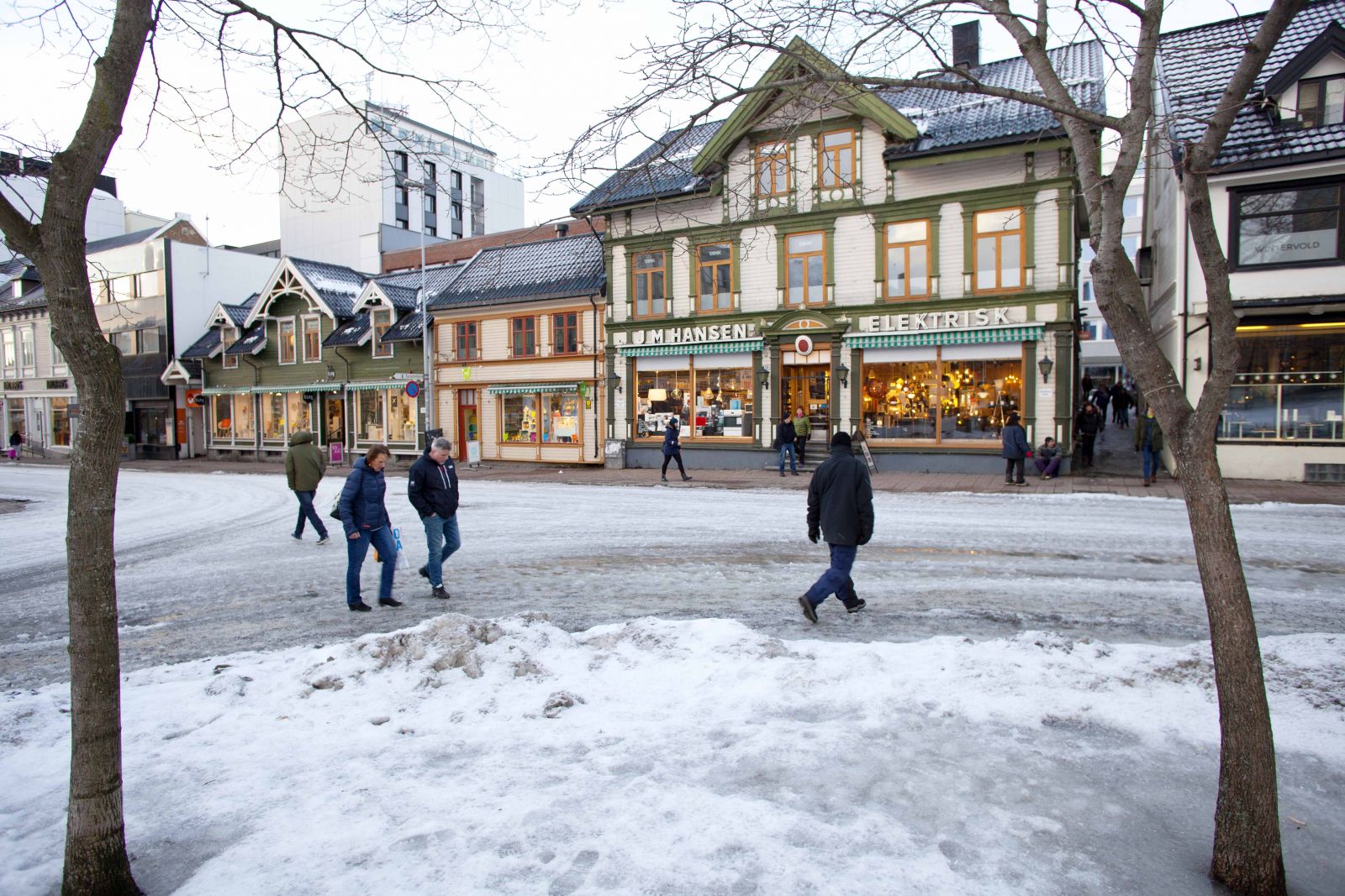 Winter roads in Scandinavia