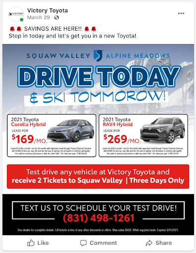 Victory Toyota Seaside FB page 2