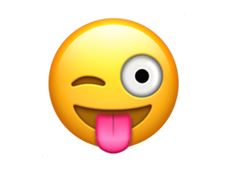 emojis clin doeil langue