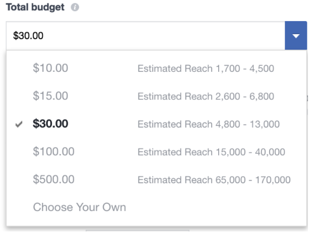 Facebook-budget-reach
