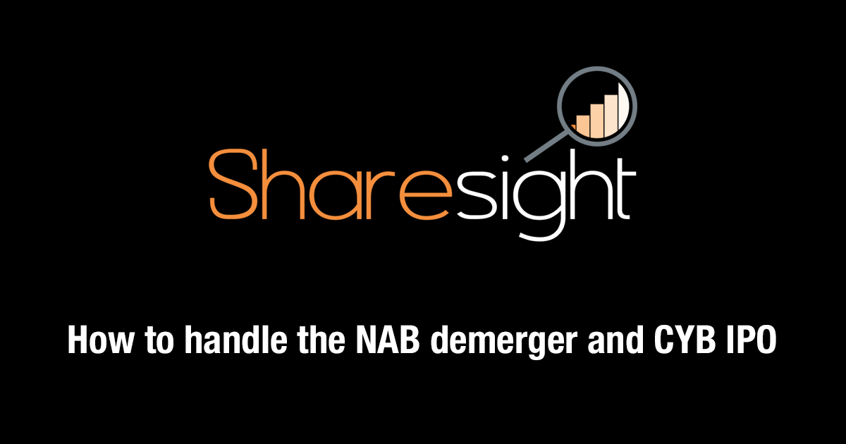 NAB demerger and CYB IPO - Featured