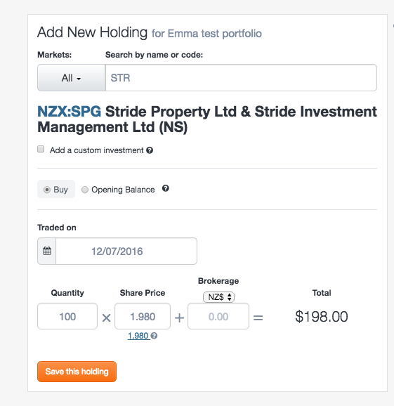 Stride Investore restructure - screenshot 2