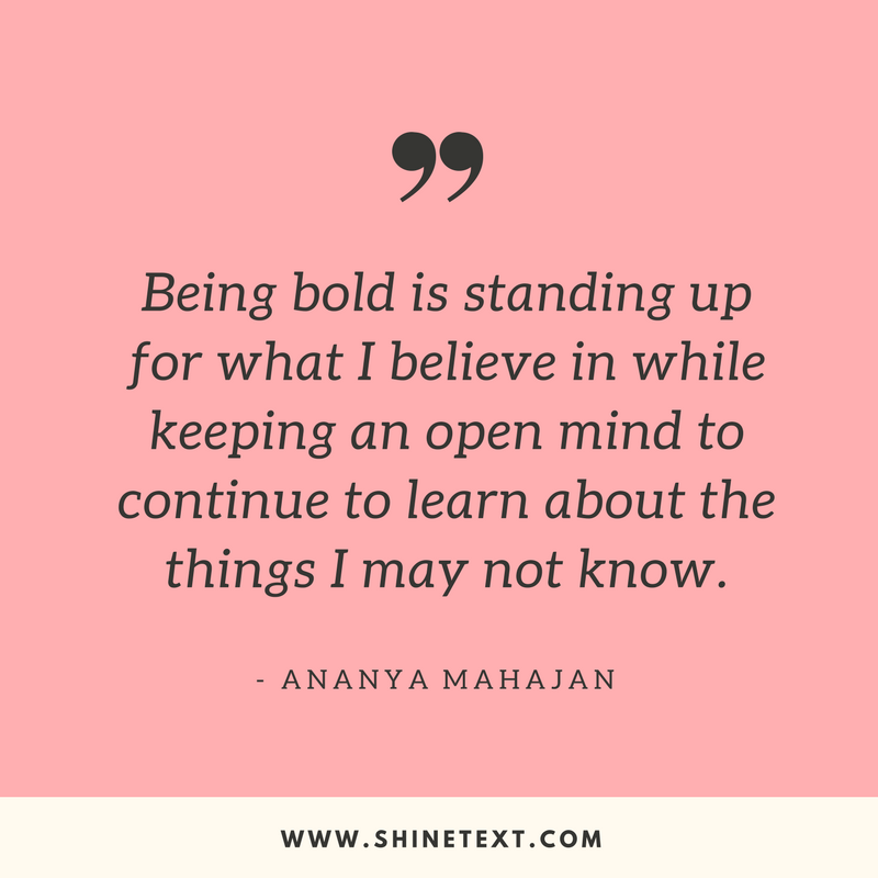 Be Bold: Anaya