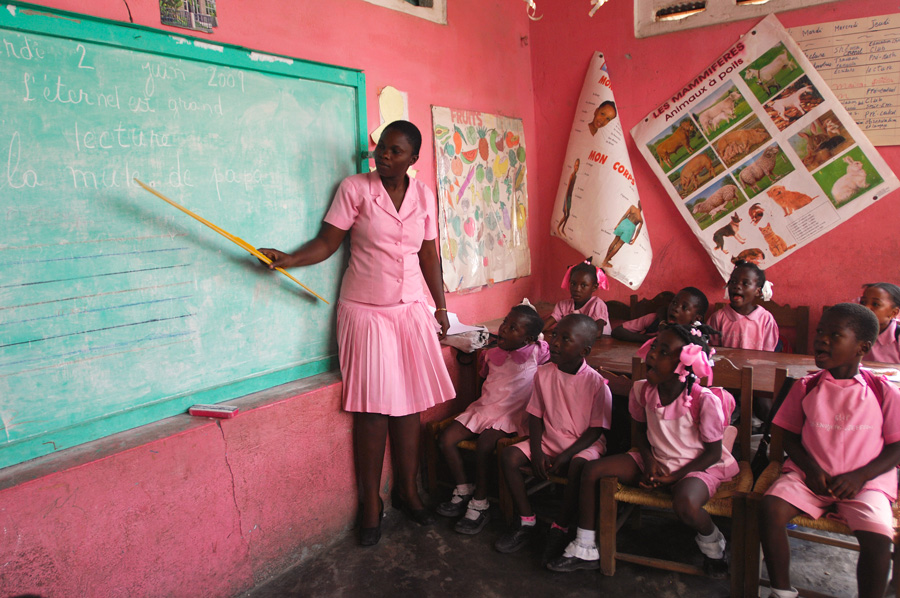 Classroom at Haiti