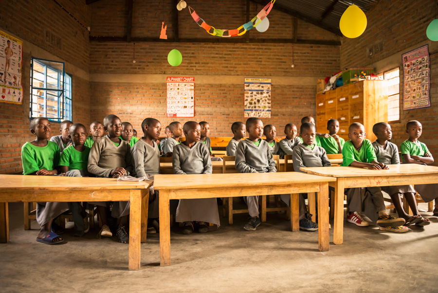 Classroom in Rwanda