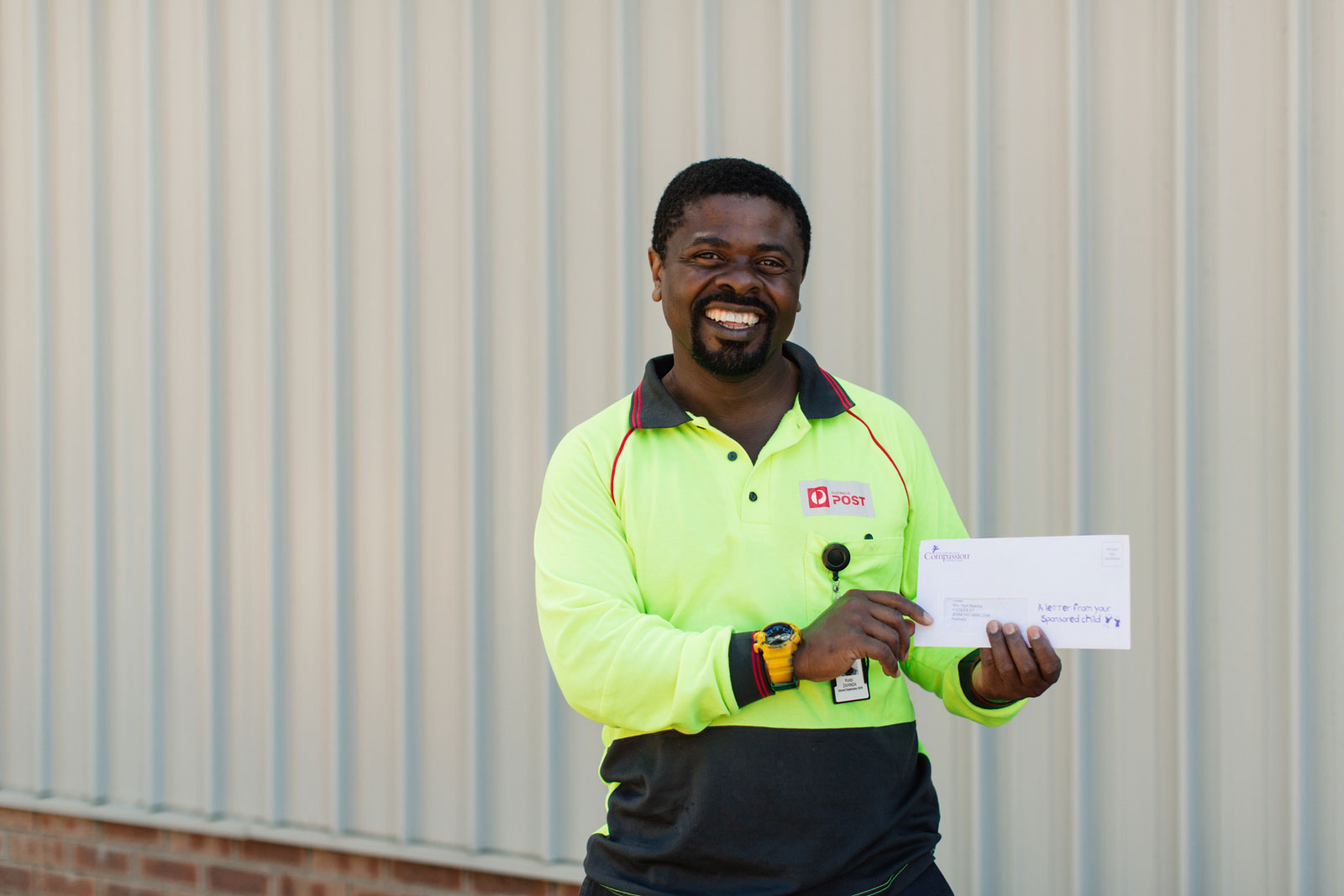 How One Remarkable Postman Encourages Sponsors on His Route