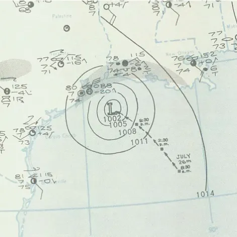 1943 Surprise Hurricane analysis 27 July