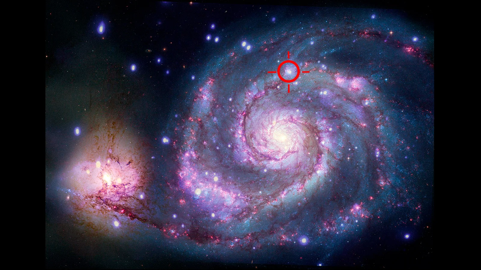 Extragalactic Planet Candidate Whirlpool Galaxy m51 - NASA/ESA/CXC/STScI/SAO/R. DiStefano/Grendler/S. Sutherland
