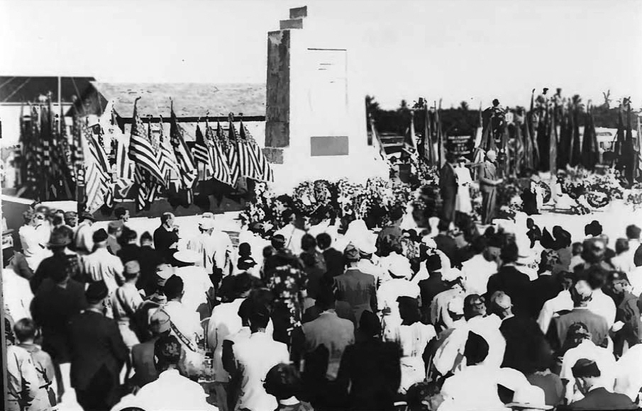 Florida Keys Memorial Dedication Nov 14, 1937