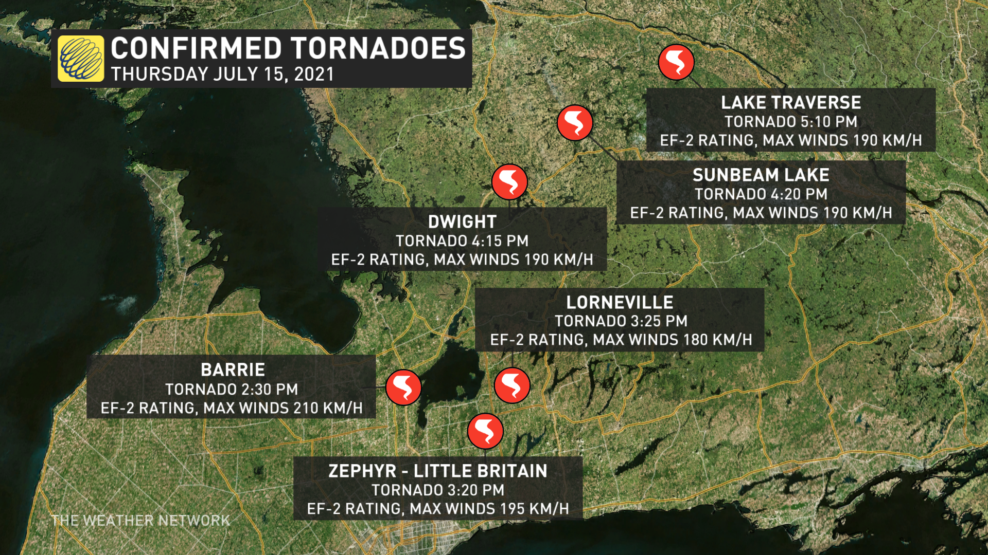 Ontario tornadoes