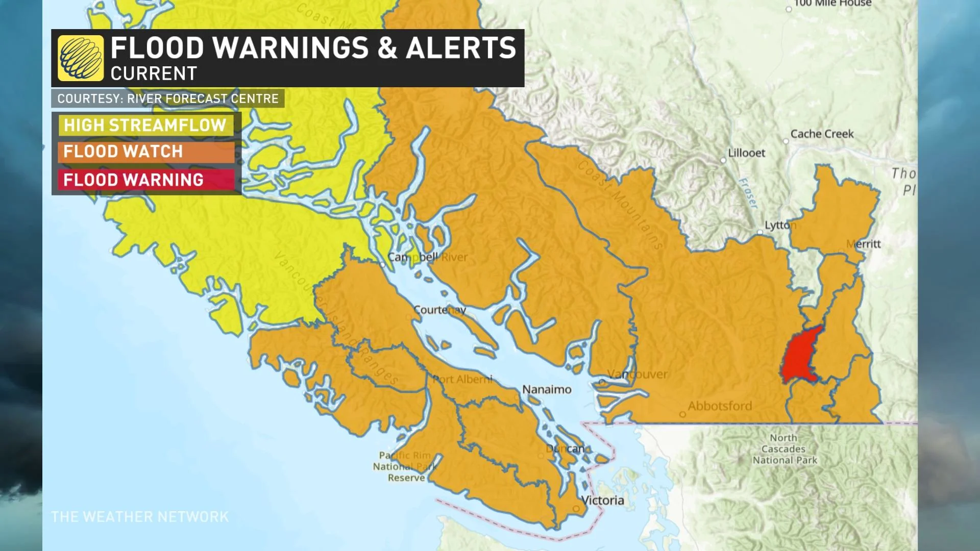 BC Flood warnings