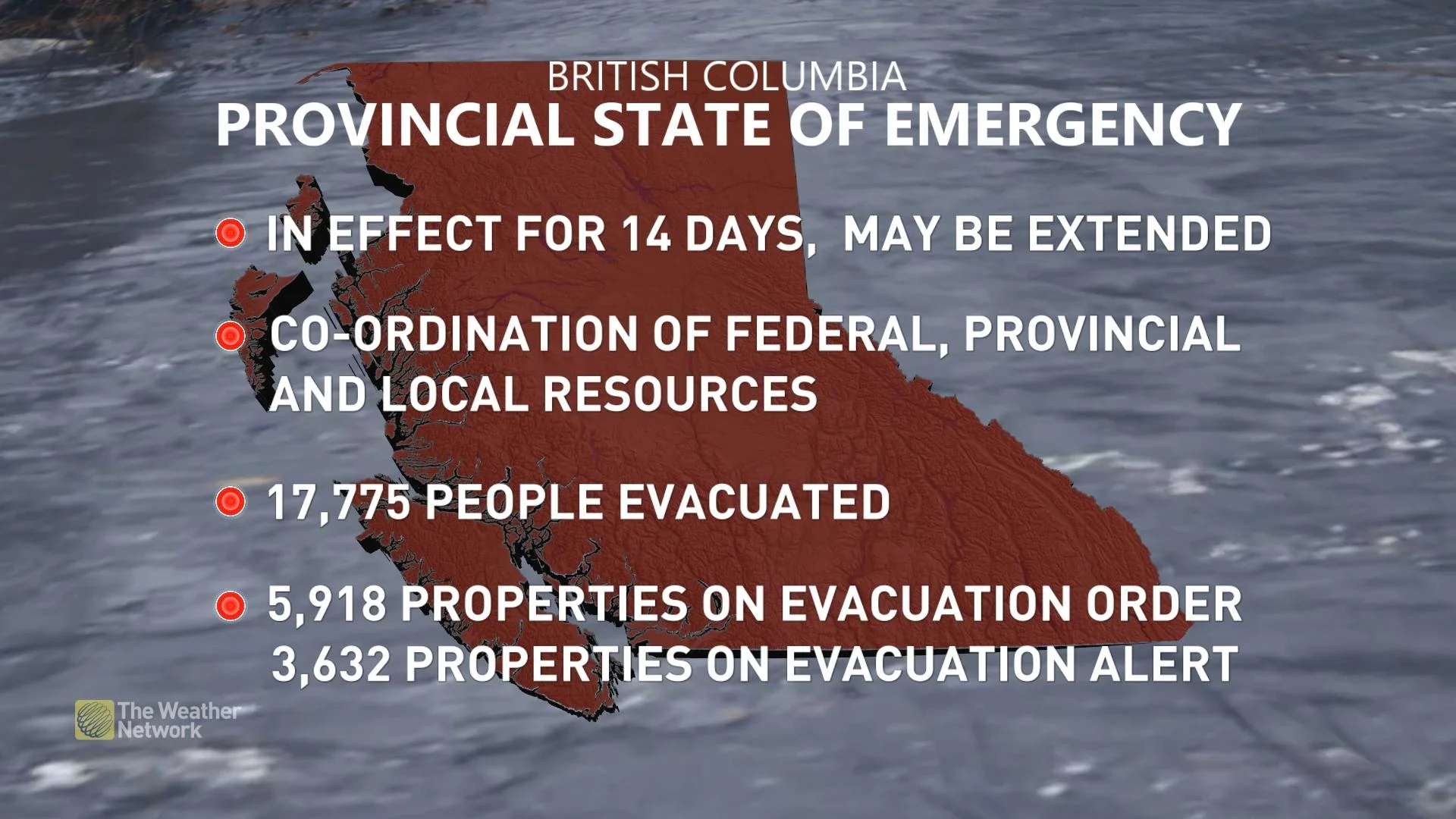 B.C. State of Emergency. Nov 18, 2021