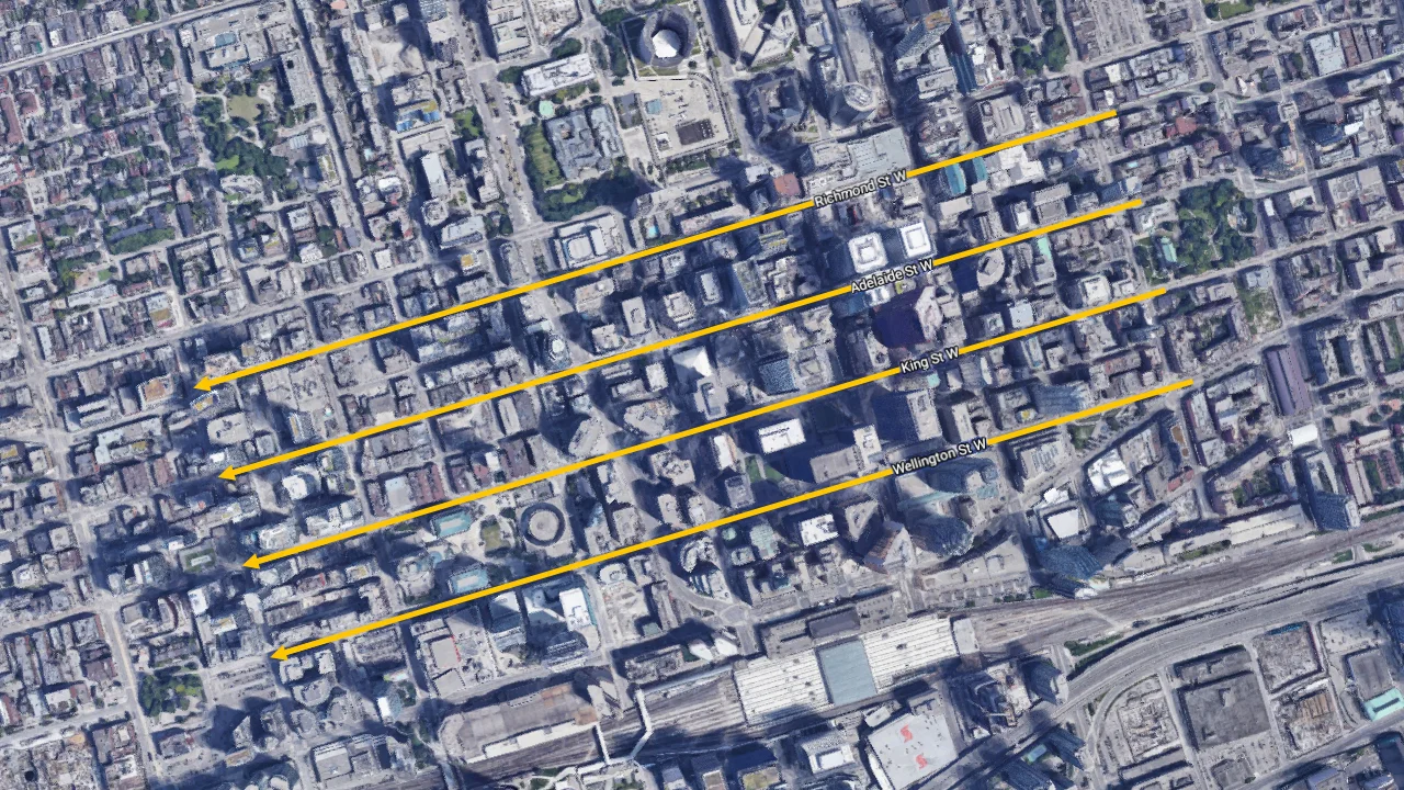 October Torontohenge street map - 2021