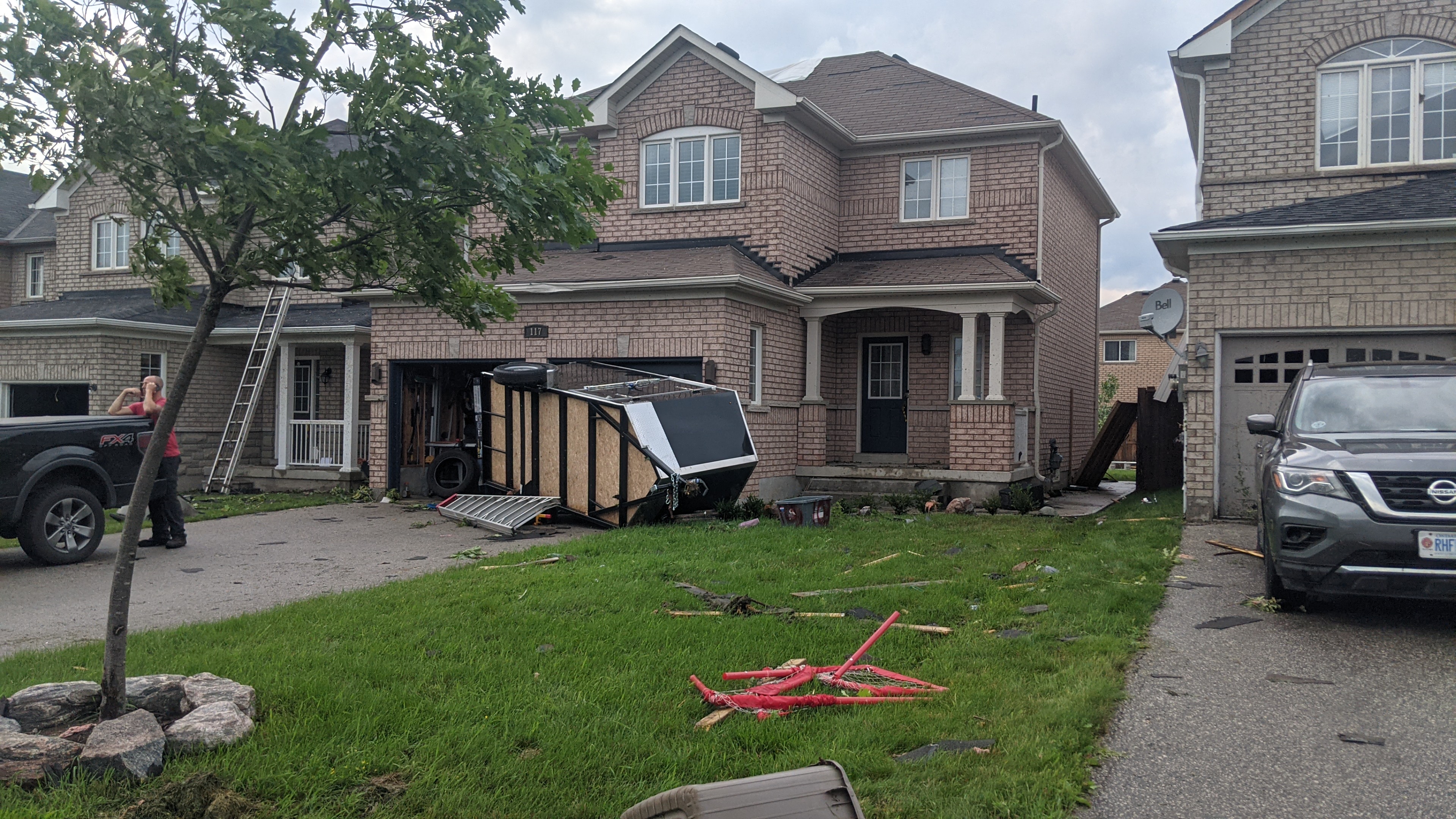 3 Barrie, Ontario, Tornado. July 15, 2021. Credit: Marta Czurylowicz