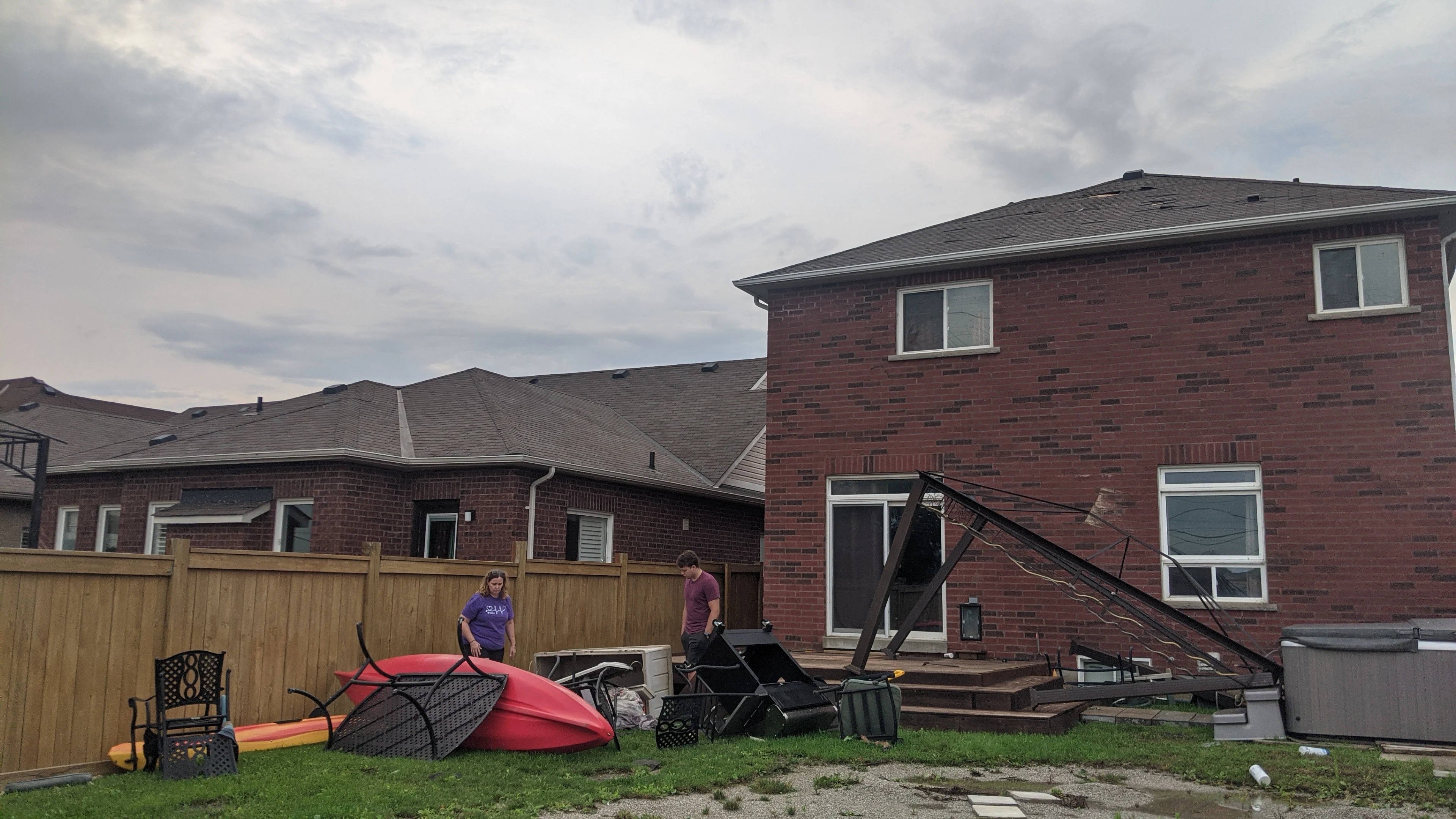 2 Barrie, Ontario, Tornado. July 15, 2021. Credit: Marta Czurylowicz