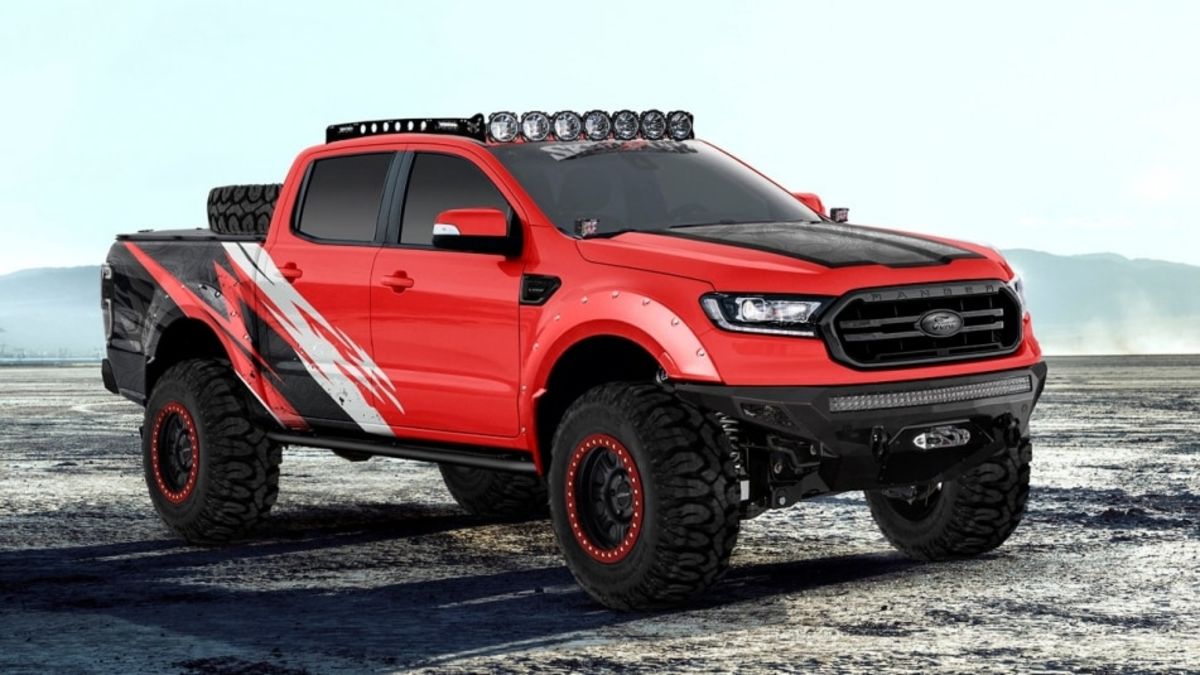 2021 Ford Ranger "Skyjacker" suspension lift kit SEMA