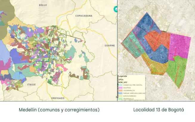 Zonas geoeconómicas homogéneas en Medellín y en Bogotá - La Haus