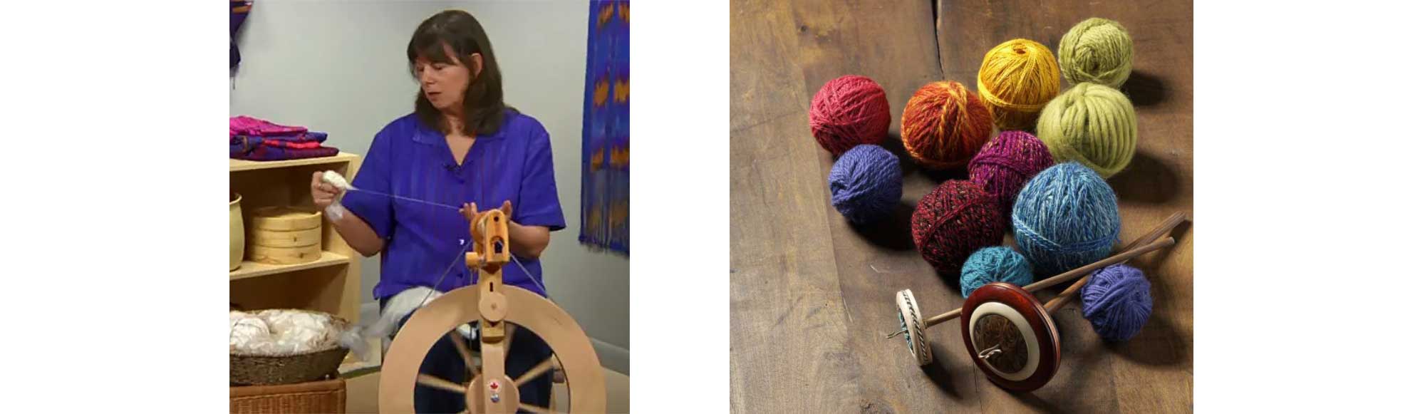 Sara-and-yarn-balls