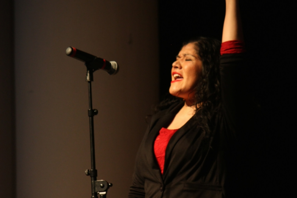 Tanaya performing
