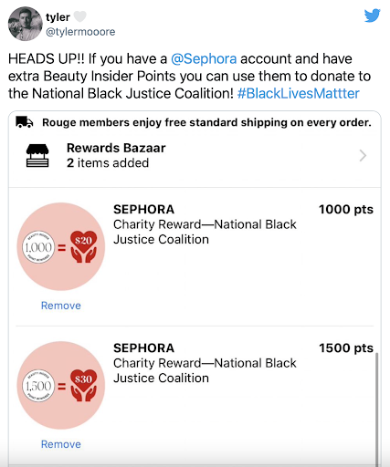 Sephora loyalty program
