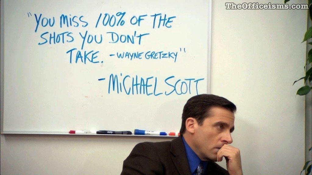 Michael Scott Gretzky quote