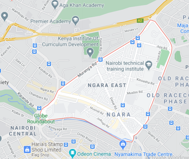 Ngara Location and map